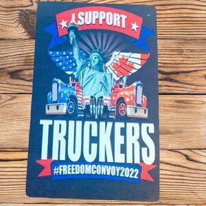 I Support Truckers Freedom Convoy 2022 Magnet